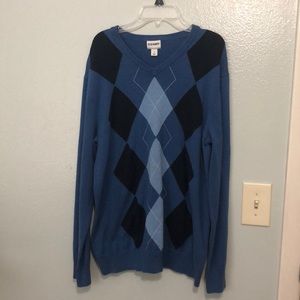 Argyle print Men's sweater